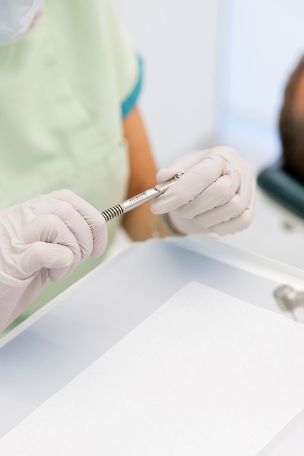 preparación de curetaje dental en alcorcon